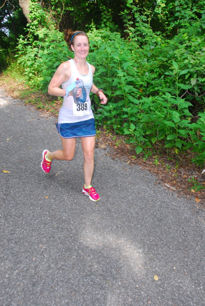 Happily running in circles! Photo courtesy of Jon Valentine / Annapolis Striders